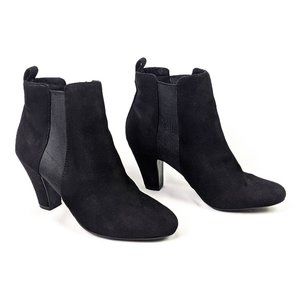 BCBGeneration Donahue Suede Ankle Bootie | Black